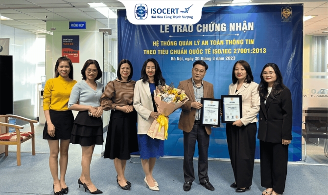 NETCO POST đạt chứng nhận ISO/IEC 27001:2013